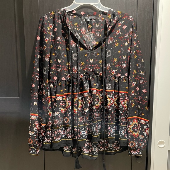 NWOT Multicolor Blouse - Picture 1 of 3
